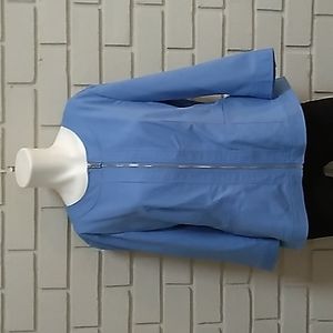 Rafaella Blue 3/4 Zip Business/Office Jacket. Size 16 NWOT